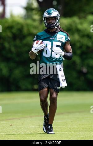 Philadelphia Eagles' Deon Cain in action during practice at NFL football  team's training camp, Saturday, July 30, 2022, in Philadelphia. (AP  Photo/Chris Szagola Stock Photo - Alamy