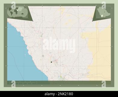 'Asir, region of Saudi Arabia. Open Street Map Stock Photo - Alamy