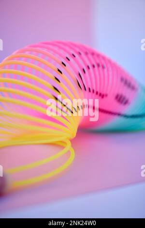 Rainbow Slinky (GIF + Wallpaper)