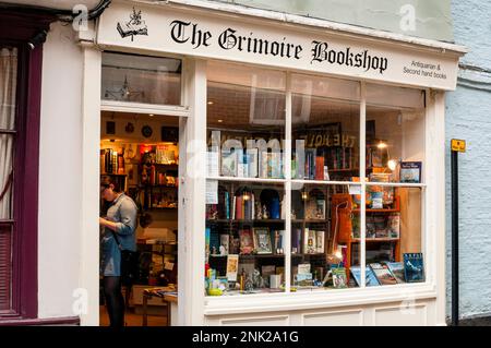Bookshop in York, England. Stock Photo