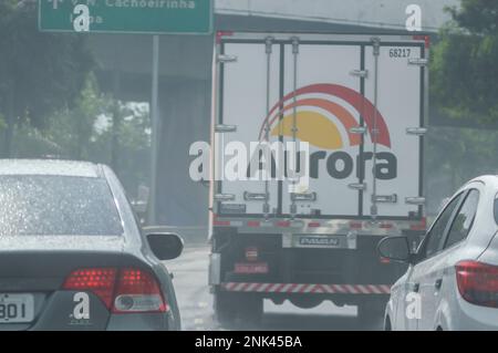 Big Brasil Farm Truck on open road in Rio Grande Do Sul Brazil Stock Photo  - Alamy