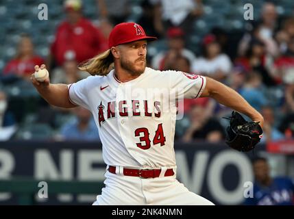 Anaheim, CA. May 7, 2022, Washington Nationals pitcher Josiah Gray (40)  pitches the ball during an MLB regular season game against the Los Angeles  Angels, Saturday, May 7, 2022, in Anaheim, CA. (