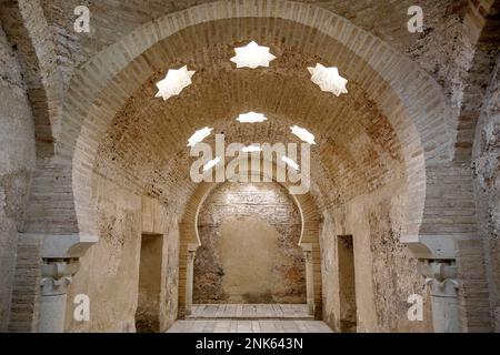 Arab Baths Cultural Center at Villardompardo Palace, Jaen city. Andalusia, Spain Stock Photo