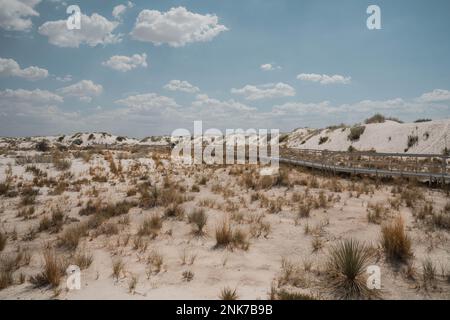 White Sands National Park in New Mexico Stock Photo