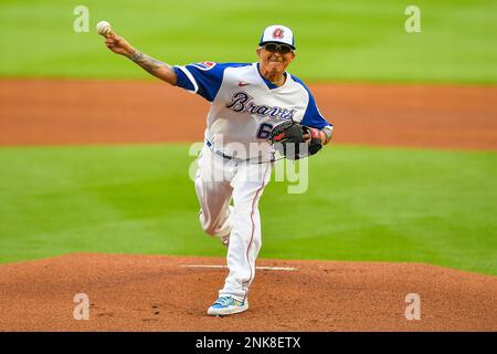 ATLANTA, GA - MAY 06: Atlanta Braves shortstop Orlando Arcia (11) during batting  practice prior to the MLB game between the Baltimore Orioles and Atlanta  Braves on May 6, 2023, at Truist