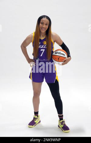 Los Angeles Sparks center Liz Cambage (1) poses during media day,  Wednesday, Apr. 27, 2022, in Torrance, Calif. Photo via Newscom Stock Photo  - Alamy