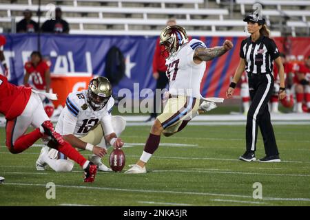 BIRMINGHAM, AL - APRIL 22: Michigan Panthers quarterback Shea