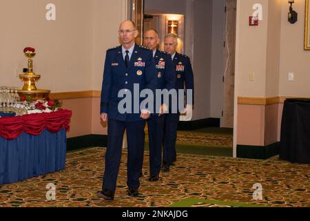 Gen. Duke Richardson (center right), Air Force Materiel Command ...
