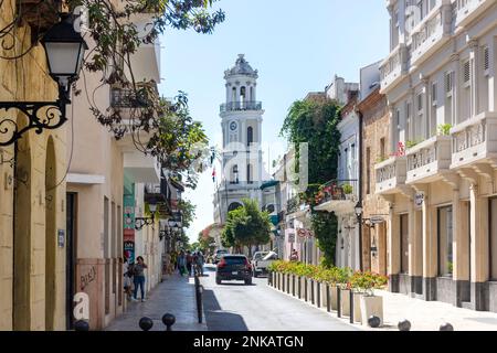 Palacio Consistorial de Santo Domingo, Calle Arzobispo Meriño, Santo Domingo, Dominican Republic, Greater Antilles, Caribbean Stock Photo