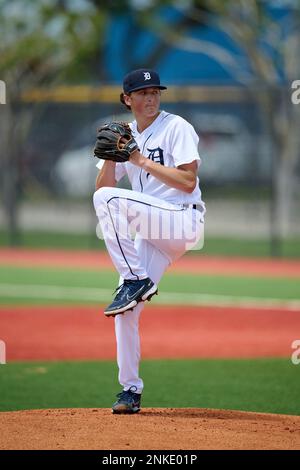 Detroit Tigers Pitcher Reese Olson Throws Against The Minnesota Twins