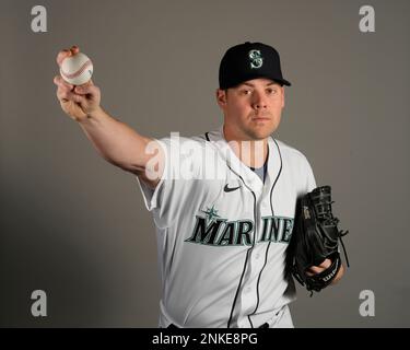 Seattle Mariners relief pitcher Justin Topa throws against the Detroit  Tigers in a baseball game, Saturday, July 15, 2023, in Seattle. (AP  Photo/Lindsey Wasson Stock Photo - Alamy