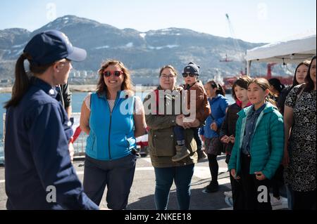 U.S. Coast Guard Cmdr. Brooke Millard, the Commanding Officer of USCGC