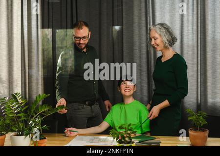Architects having a meeting in office Stock Photo