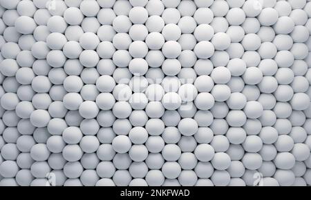 Abstract circles background with light from above Stock Photo