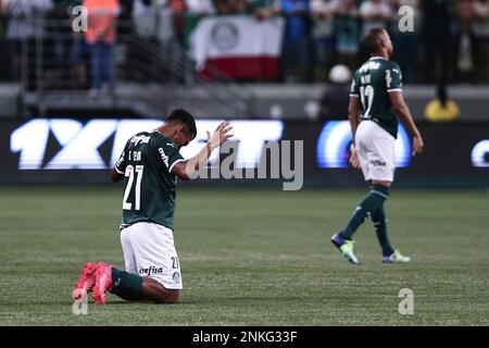 SP - Sao Paulo - 03/26/2022 - PAULISTA 2022, PALMEIRAS X BRAGANTINO - Rony  Palmeiras player during a