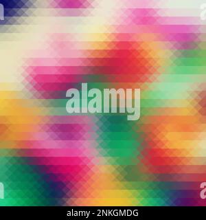 Tulip flowers triangular polygon pattern vector background. Stock Vector