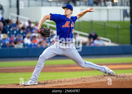 This is a 2022 photo of Josh Walker of the New York Mets baseball team.  This image reflects the New York Mets active roster Wednesday, March 16,  2022, in Port St. Lucie, Fla., when this image was taken. (AP Photo/Sue  Ogrocki Stock Photo - Alamy