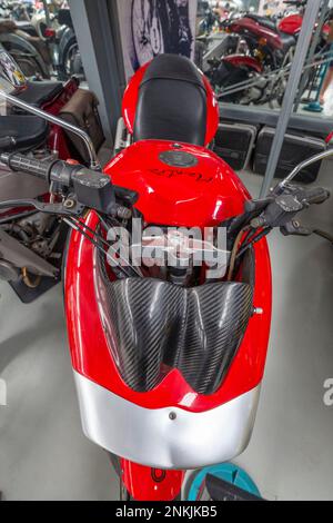 Bimota Mantra with ducati vee twin engine at the Inverell National Transport museum in northern new south wales, australia Stock Photo