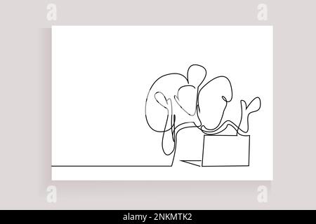 People who get surprise news on the internet are surprised Stock Vector