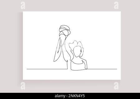woman opposes the obligation to wear a headscarf. She takes off her headscarf and holds it in her hand. women's rights, women's equality protest to Stock Vector