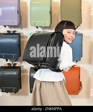 Japanese School Bag Randoseru Black Backpacks Primary School Japan