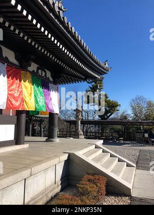 Hase-dera temple in Kamakura, Japan, on a sunny day Stock Photo