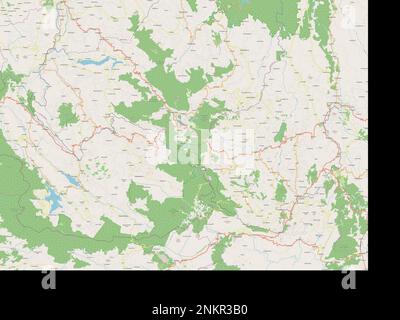 Nuwara Eliya District Of Sri Lanka Low Resolution Satellite Map   Nuwara Eliya District Of Sri Lanka Open Street Map 2nkr3b0 