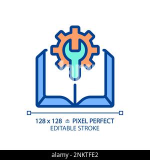 Manual pixel perfect RGB color icon Stock Vector