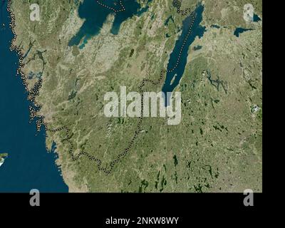 Vastra Gotaland, County Of Sweden. High Resolution Satellite Map ...