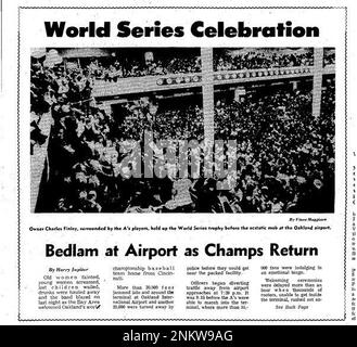 Reggie Jackson waves during a celebration of the Oakland Athletics' 1972  World Series winning team before a baseball game between the Athletics and  the Boston Red Sox in Oakland, Calif., Saturday, June