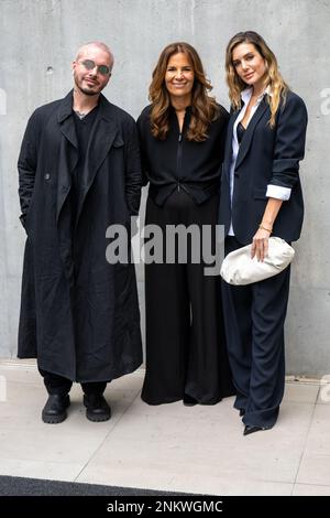 J Balvin , Valentina Ferrer Milan Fashion Week Women Fall/Winter 23-24