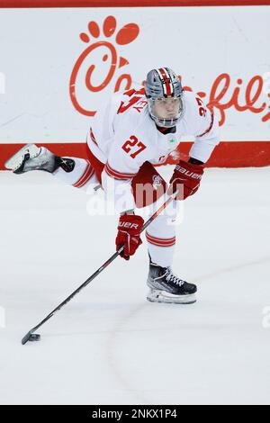 Ohio State's Eric Cooley during an NCAA hockey game against Bentley on  Friday, Oct. 8, 2021, in Waltham, Mass. (AP Photo/Winslow Townson Stock  Photo - Alamy