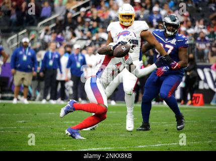 February 5, 2022: Dallas Cowboys cornerback Trevon Diggs (7) during the NFC Pro  Bowl Practice at Las Vegas Ballpark in Las Vegas, Nevada. Darren Lee/(Photo  by Darren Lee/CSM/Sipa USA Stock Photo 