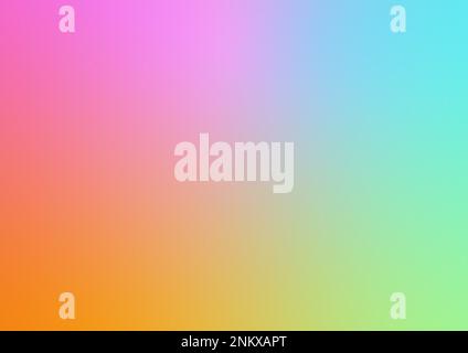 Colour gradient, mesh, abstract background, image, grainy texture, colours, bright, rainbow illustration Stock Photo