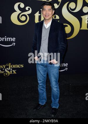 Hollywood, United States. 23rd Feb, 2023. HOLLYWOOD, LOS ANGELES, CALIFORNIA, USA - FEBRUARY 23: Albert Cheng arrives at the Premiere Of Amazon Prime Video's 'Daisy Jones & The Six' Season 1 held at the TCL Chinese Theatre IMAX on February 23, 2023 in Hollywood, Los Angeles, California, United States. ( Credit: Image Press Agency/Alamy Live News Stock Photo