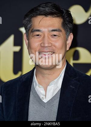 Hollywood, United States. 23rd Feb, 2023. HOLLYWOOD, LOS ANGELES, CALIFORNIA, USA - FEBRUARY 23: Albert Cheng arrives at the Premiere Of Amazon Prime Video's 'Daisy Jones & The Six' Season 1 held at the TCL Chinese Theatre IMAX on February 23, 2023 in Hollywood, Los Angeles, California, United States. ( Credit: Image Press Agency/Alamy Live News Stock Photo