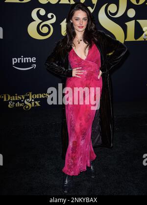 Hollywood, United States. 23rd Feb, 2023. HOLLYWOOD, LOS ANGELES, CALIFORNIA, USA - FEBRUARY 23: Lily Donoghue arrives at the Premiere Of Amazon Prime Video's 'Daisy Jones & The Six' Season 1 held at the TCL Chinese Theatre IMAX on February 23, 2023 in Hollywood, Los Angeles, California, United States. ( Credit: Image Press Agency/Alamy Live News Stock Photo