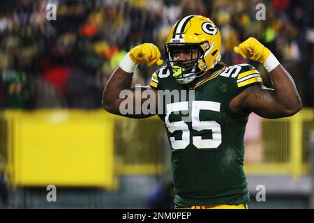 GREEN BAY, WI - JANUARY 22: Green Bay Packers outside linebacker