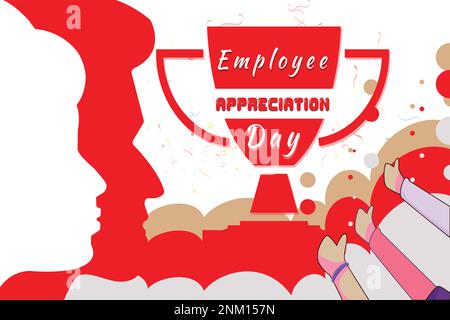 Happy Employee Appreciation Day, Employee of the month Stock Vector ...