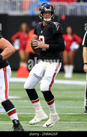 Atlanta Falcons quarterback Feleipe Franks #15 in action during