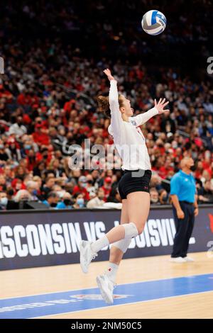 COLUMBUS, OH - DECEMBER 16: Wisconsin Badgers outside hitter Julia