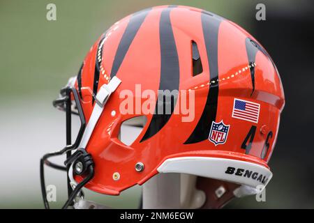 CINCINNATI, OH - DECEMBER 05: Cincinnati Bengals quarterback Joe Burrow (9)  warms up before the game against the Los Angeles Chargers and the  Cincinnati Bengals on December 5, 2021, at Paul Brown