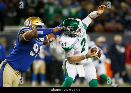 Roughriders' Cody Fajardo to play in West final against Blue Bombers