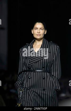 Italian designers Laura Biagiotti and her daughter Lavinia Biagiotti  acknowledge applause from the audience after the presentation of their  collection during the Milan Fashion Week Fall-Winter 2010/11, in Milan,  Italy, 01 March