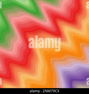 Abstract waves banner. Amazing background in multicolored colors. Can be used as cover, flyer, banner, background. EPS10 Vector. Stock Vector