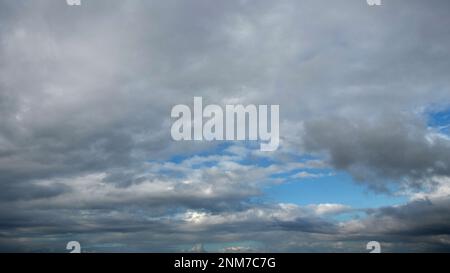 Moody Afternoon Sky Stock Photo