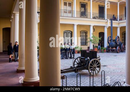 National Historical Museum,courtyard, Santiago. Chile. Stock Photo