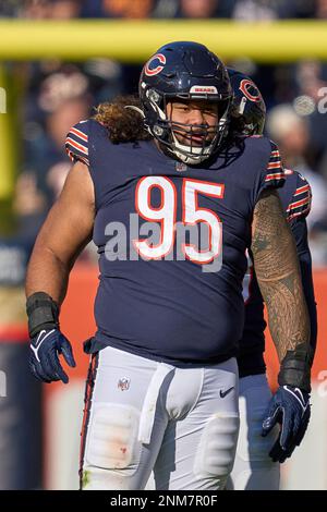 Chicago Bears inside linebacker Roquan Smith (58) walks off the field after  an NFL football game against the New York Giants, Sunday, Jan. 2, 2022, in  Chicago. (AP Photo/Kamil Krzaczynski Stock Photo - Alamy