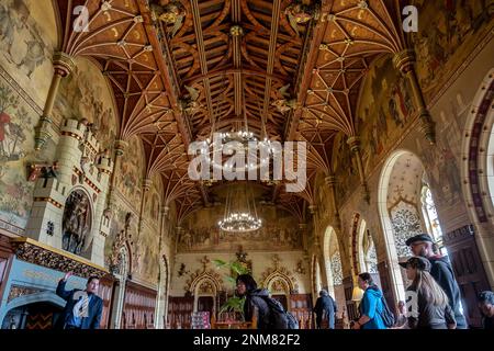 Cardiff Castle, Banquet Hall, Cardiff, Wales Stock Photo
