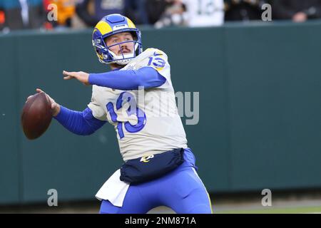 GREEN BAY WI NOVEMBER 28 Los Angeles Rams quarterback John